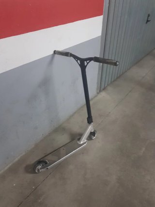 Patinete Scooter Negro y Plata