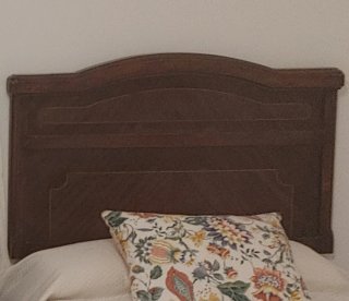Cabecero de madera antiguo 90cm