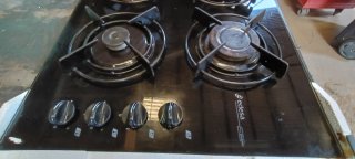 Placa de cocina de gas Edesa 4 fuegos