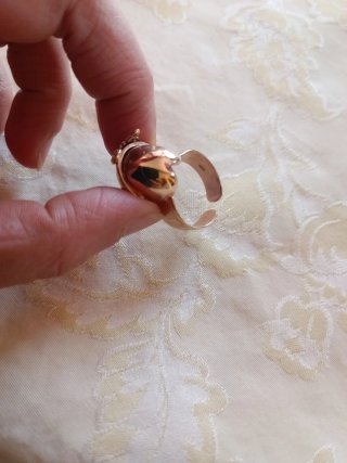 Anello teschio punk rock vintage argento 925