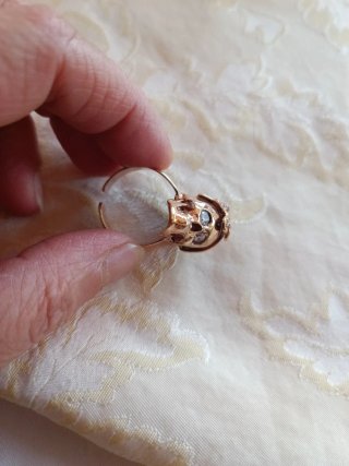 Anello teschio punk rock vintage argento 925