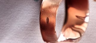 Anello teschio punk rock vintage argento 925