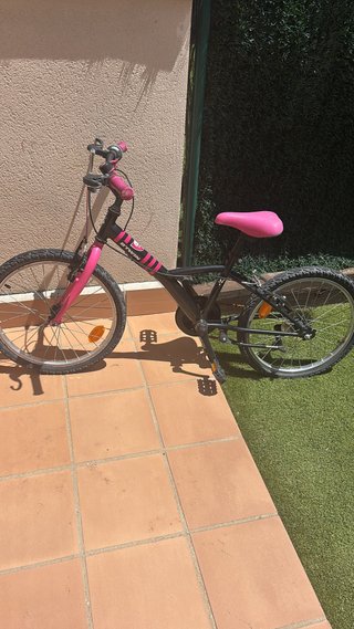 Bicicleta niña Btwin 20'' rosa