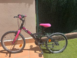 Bicicleta niña Btwin 20'' rosa