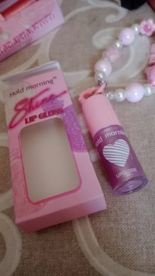 Hold morning Lip Gloss Rosa