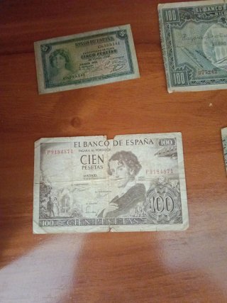 Billetes antiguos españoles