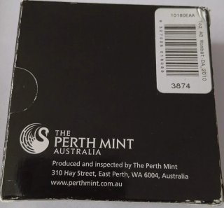Onza Plata Wombat Perth Mint 2010