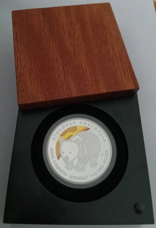 Onza Plata Wombat Perth Mint 2010