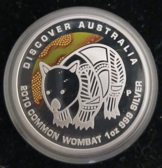 Onza Plata Wombat Perth Mint 2010
