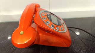 Teléfono Inalámbrico Retro Sagemcom Sixty Naranja