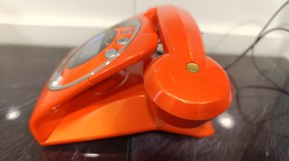 Teléfono Inalámbrico Retro Sagemcom Sixty Naranja