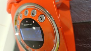 Teléfono Inalámbrico Retro Sagemcom Sixty Naranja