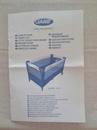 Cuna de viaje plegable