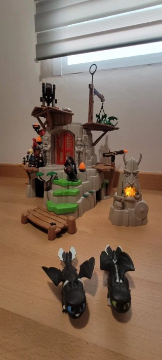 Isla Mema Playmobil Cómo entrenar a tu dragón