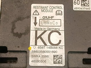 CENTRALITA AIRBAG FORD FIESTA (CBK) F6JB 6S6T14B0