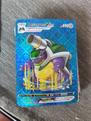 Carta Pokemon Metagross VMAX 490 HP ultra rare