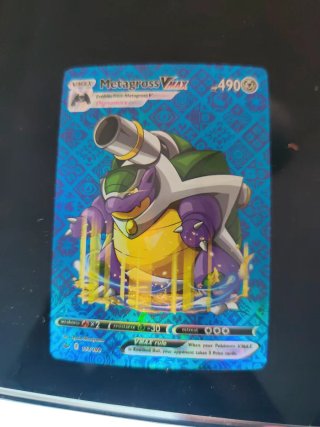 Carta Pokemon Metagross VMAX 490 HP ultra rare