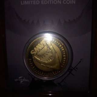 Moneda Jaws Edición Limitada Dorada SÓLO 1.000 Un.