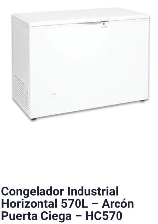 Congelador Horizontal Industrial 570L HC570