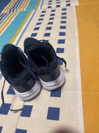 Sneakers sportive blu navy e bianco