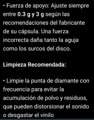 Cápsula y Aguja Tocadiscos