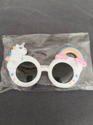 Occhiali per bambini unicorno e arcobaleno
