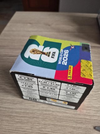 Caja Stickers Mundial FIFA 2026 Panini