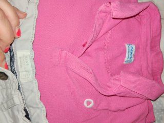 Cuatro Conjuntos 3/4 años polos y pantalones