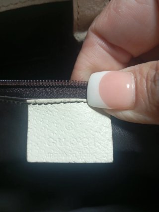 Borsa Gucci Vintage Beige e Bianco