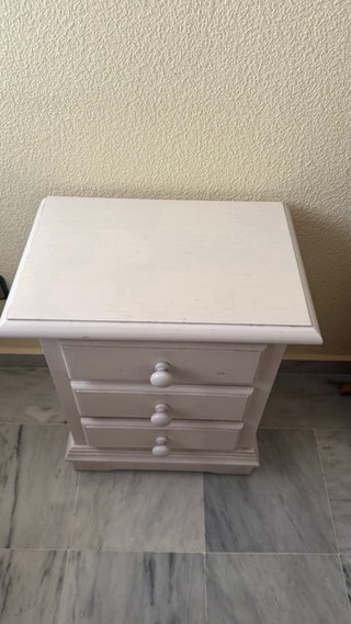 Escritorio y Silla de Madera con Cristal