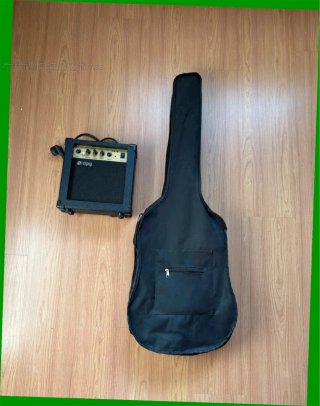 Guitarra Zipy Negra + Amplificador