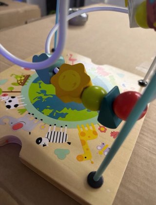 Laberinto de motricidad de madera Montessori educa