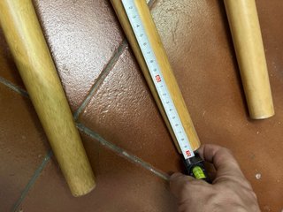 3 Patas Madera Mesa Hilver