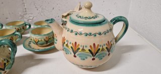 Juego de Café Cerámica Talaverana realizado a mano