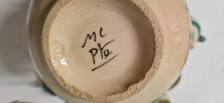 Juego de Café Cerámica Talaverana realizado a mano