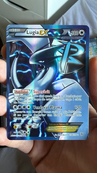 Lugia EX Tormenta Plasma Carta Pokémon