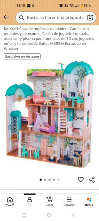 Casa de muñecas KidKraft Camila