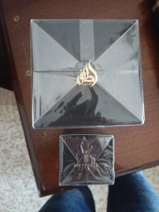 Lote Perfume Asad Lattafa Negro y Dorado