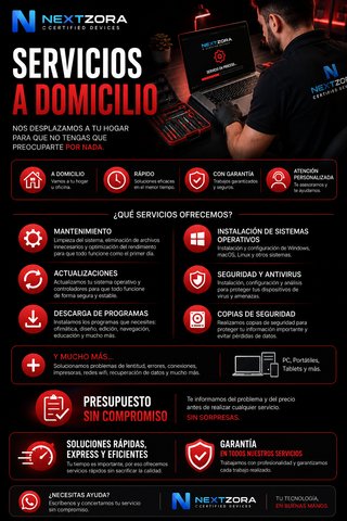 Servicio técnico informático a domicilio