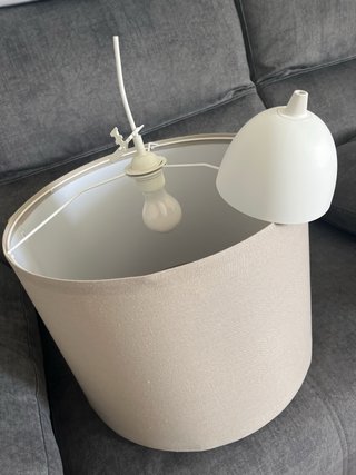 Lámpara Ikea Beige 42cm + Instalación