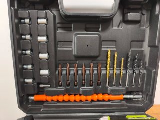 Taladro Atornillador 21V con Baterías y Maletín