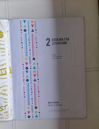 Euskara eta Literatura Batxilergoa 2
