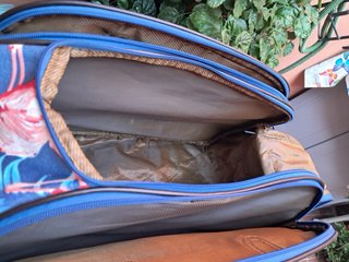 Bolso de viaje estampado flamenco