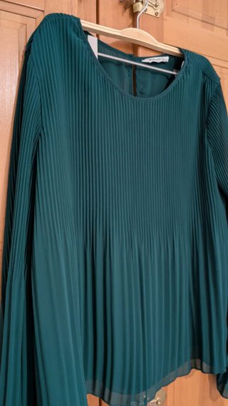 Blusa verde Stradivarius manga larga talla L