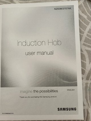 Placa de inducción Samsung sin cristal