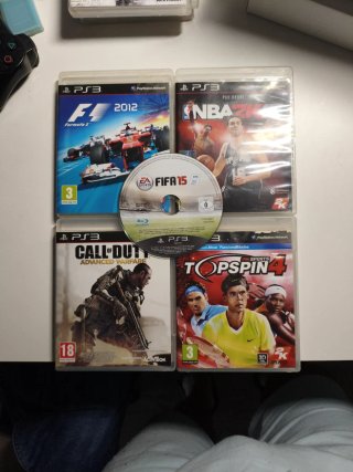 Confezione da 5 giochi PS3