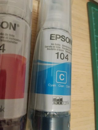 Pack 4 Tintas Epson Ecotank 104 NUEVAS