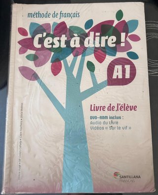 libro de Francés de 1 bachiller