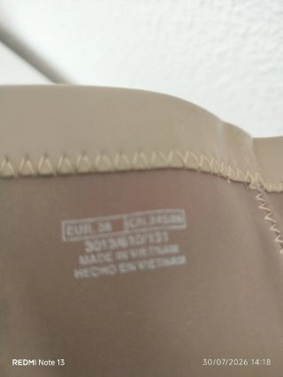 Botas de cuña beige
