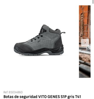 Botas de seguridad VITO gris T41